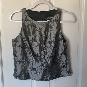 Satin Bari Jay Crop Top